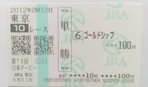 12年　日本ダービー　ゴールドシップ　現地