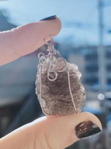  meat body . god soul . powerful [ meteorite chin ta-mani Stone raw ore pendant ]K234 necklace 