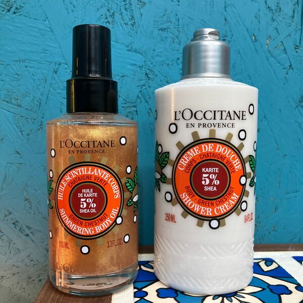 LOCCITANE限定　アップルマロンSHザオイル　アップルマロンSHシャワークリーム250ml