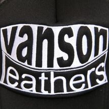 バンソン VANSON 正規品 PUレザー パイピングテープ メッシュキャップ CAP 帽子 LB-199-02010 刺繍 ジャニー 宅配便 送料無料(3)(7)_画像3