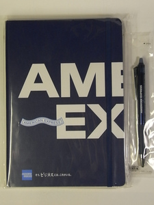 ♪AMEX 非売品 ノート ボールペン♪アメックス ノートパッド American Express アメリカン エキスプレス♪未使用 新品♪