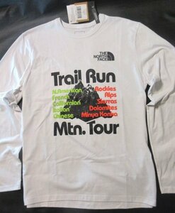 本物正規◆ノースフェイス◆長袖Tシャツ TRAIL 白■L■新品■アメリカ限定/FN4