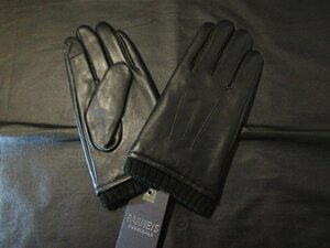  genuine article regular #BARNEYS Barneys # original leather gloves / glove smartphone correspondence black #M-L# men's # new goods # MW701 NAPPA LEATHER TOUCH SCREEN