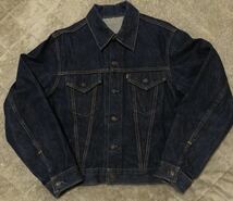 60s 濃紺美品！リーバイス　557 Gジャン 40！3rd/557xx デニムジャケット　60年代　levi's_画像1