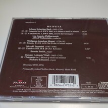 The Heifetz Collection Vol.24 ハイフェッツ Bach Concertos Mozart Paganini Vitali バイオリン CD クラシック Jascha Heifet 中古_画像2