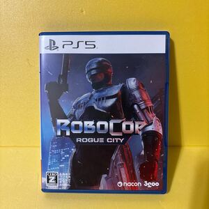 ★中古 美品 送料無料 PS5専用ソフト ROBOCOP ROGUE CITY ロボコップ ローグシティ 