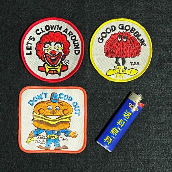 【送料無料！激レアセット！】1970マクドナルド ビンテージ ワッペン