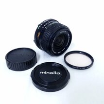 MINOLTA ミノルタ MD W.ROKKOR 28mm F2.8 カメラレンズ USED /2401C_画像1