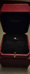 カルティエ Cartier 1895 ソリテール リング ring 0.18CT F VVS2 EXT 10号