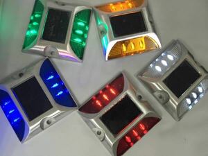  solar tack LED light night usually lighting 5 color powerful both sides tape attaching 