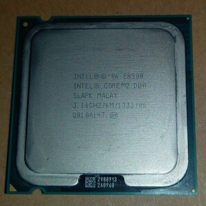 Intel Core 2 Duo E8500 3.16GHz SLAPK LGA775 動作品