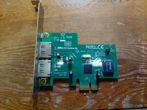 Ratoc eSATAカードREX-PE32S Sil3132 動作品 PCI-E接続