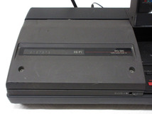 01K055 レトロ 1989年製 HITACHI 日立 テレビ付ビデオデッキ MASTACS [VT-LC50] 本体のみ 未確認 ジャンク 現状 部品取りなどに _画像2