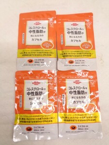 01A065 大正製薬 コレステロール中性脂肪が気になる方のカプセル 90粒×4個 未開封品