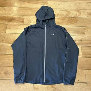 ★UNDER ARMOUR/アンダーアーマー/ウィンドブレーカー/ジャケット/ジャンパー/ロゴ/スポーツ/レディース/Lサイズ