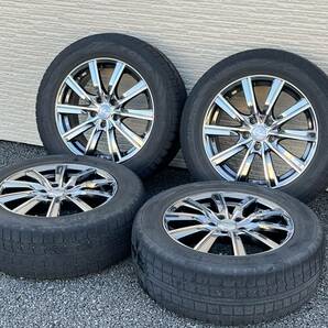 ウェッズ レオニス SL 17インチ アルミホイール 17×7J ET47 PCD114.3 5穴 ４本セット トヨタ C-HR にて使用の画像1