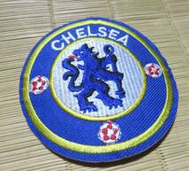 青黄CS円型◆新品チェルシー・フットボール・クラブChelsea FC　プレミアリーグ　サッカー刺繍ワッペン激渋◆イングランド　プレミアリーグ_画像3