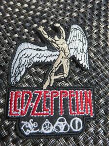 MD肌翼男◇白翼◆激渋レッド・ツェッペリン　Led Zeppelin　ロンドン　イギリス　UKロックバンド刺繍ワッペン◆音楽ミュージック■ 洋服DIY