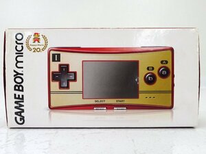 ★中古★GAME BOY micro ゲームボーイ ミクロ ファミコンバージョン OXY-S-GA (GBAハード/任天堂/ニンテンドー/Nintend)★【GM641】