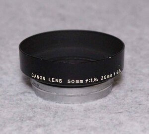 [is48]キャノン　レンズフード CANON LENS HOOD 50mm f1.8 35mm f2.8 内径 42mm A メタルフード 