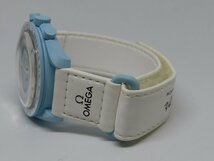 【美品】スウォッチ OMEGA×Swatch MISSION TO URANUS SO33L100 クォーツ メンズ_画像3