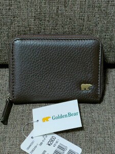 ☆【GoldenBear】パスケース☆コインケース☆定期入れ☆メンズ☆未使用☆難あり【225】