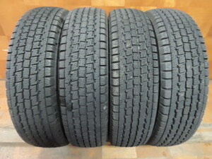 P666　145/80R12 LT　ブリヂストン　W300　スタッドレス　4本　2022年製