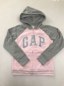 *GAP* new goods * Logo Parker *150* gray X pink * Zip up * Logo is lovely lame entering *2-2