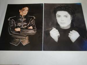  prompt decision Michael * Jackson world Tour pamphlet 2 pcs. set 