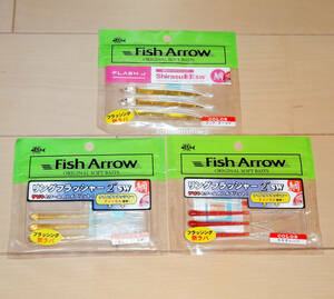 ◆◆リングフラッシャー 2″ SW　フラッシュ-J シラス 3″ SW◆◆未使用！　フラッシング 鯛ラバ　Fish Arrow フィッシュアロー　タイラバ