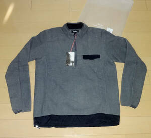 ◆◆新品！！ラファ　EXPLORE TECHNICAL PULLOVER　サイズ M◆◆CBNカーボングレー　テクニカル プルオーバー　グリッド構造のフリース素材