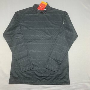 【送料無料】【新品】Lynx メンズ 裏微起毛Tシャツ（ストレッチ素材　ハイネック） 　　LL　2L　　 ブラック★33202