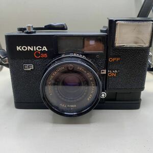 コニカ KONICA コンパクトカメラ C35 C 35 EF HEXANON F2.8/38mm 動作品