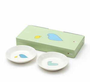 イッタラ X ミナ ペルホネン プレート　バード マルチカラー 2枚セット [Iittala X mina perhonen]