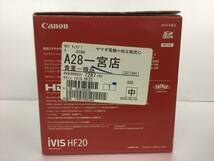 Z149◆中古ジャンク品◆CANON ivls HF20 HDビデオカメラ ※付属品の充電器なし_画像2