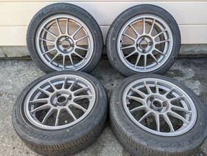 OZ Racing superleggera スーパーレッジェーラ AS-7 15インチ 15×7J 4穴 PCD100 +37 RADAR 185/55R15 18年製 バリ溝 シビック 旧車等に！