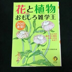 花と植物おもしろ雑学王　２００連発！ （ＫＡＷＡＤＥ夢文庫　Ｋ７５０） 博学こだわり倶楽部／編