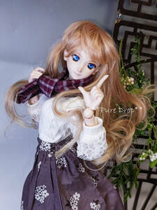 Pure Drop【casual line】■チェックマフラー　赤　 DD・SD・1/３bjd