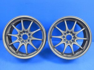 RAYS レイズ VOLK RACING ボルクレーシング CE28N 17X8.5J +40 PCD114.3 5穴 ハブ径約73ミリ 17インチ ホイール 2本 (g091365)