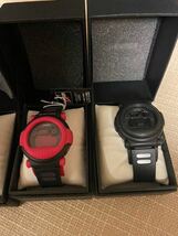 新品・未使用　G-SHOCK ジェイソンシリーズ4本セット　　　　G-001-9JF 黄色、G-001-2JF ハイパーカラー、G-001-1BJF 赤黒、G-001-1AJF 黒_画像2