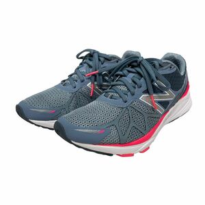 BB804 newbalance ニューバランス WPACEGP レディース スニーカー US8 25cm ブルーグレー ピンク メッシュ 良好