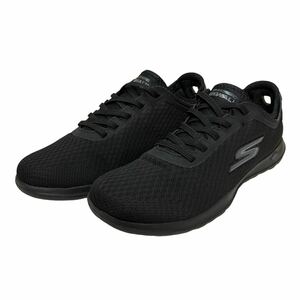 BB812 SKECHERS スケッチャーズ レディース スニーカー US7.5 24.5cm ブラック メッシュ 良好