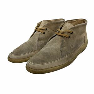 BB943 BALLY Bally men's chukka boots leather sneakers 7M approximately 25cm beige suede 