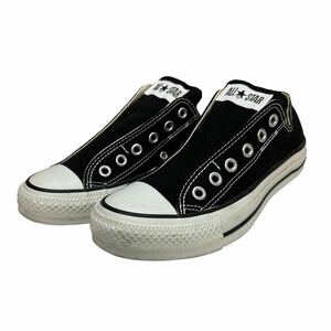 BC329 CONVERSE コンバース オールスター レディース スリッポンスニーカー US4.5 23.5cm ブラック キャンバス