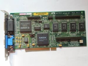Matrox Millennium 4MB MGA-MIL/4/FE PCIバス ディスプレイ カード