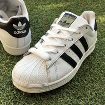 美品23 adidas SUPER STAR アディダス スーパースター HW663_画像2