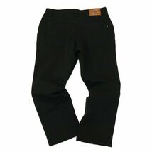 EDWIN エドウィン GEW053 防風 防寒 裏起毛★ ブラック デニム パンツ ジーンズ Sz.32　メンズ 黒 バイク　A3B04435_9#Q_画像2