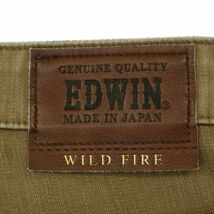 EDWIN エドウィン TGF503 WILD FIRE★ 防風 防寒 裏起毛 ストレッチ デニム パンツ ジーンズ Sz.28　メンズ 日本製 バイク　A3B05967_C#Q_画像8