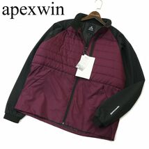 新品★ apexwin アペックスウィン 中綿 撥水 インサレーション ジャケット ブルゾン Sz.4L メンズ 大きいサイズ 特大 作業服　A4T00100_1#N_画像1