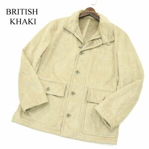 BRITISH KHAKI ブリティッシュカーキ 秋冬 裏ボア★ フェイク ムートン ジャケット コート Sz.L　メンズ　A4T00363_1#N